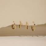 Solid Gold Huggie Collection