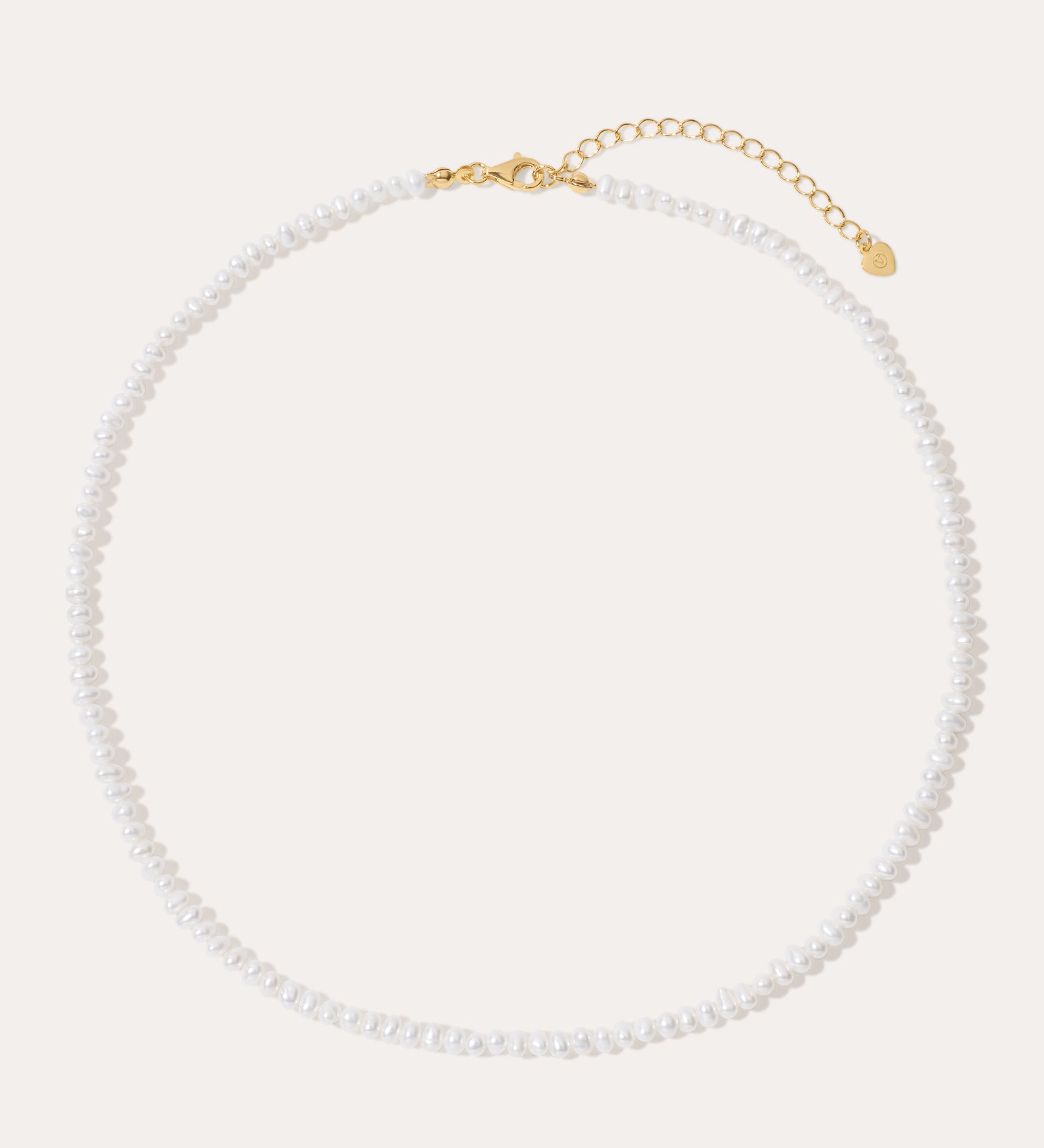 gold and pearl necklace​