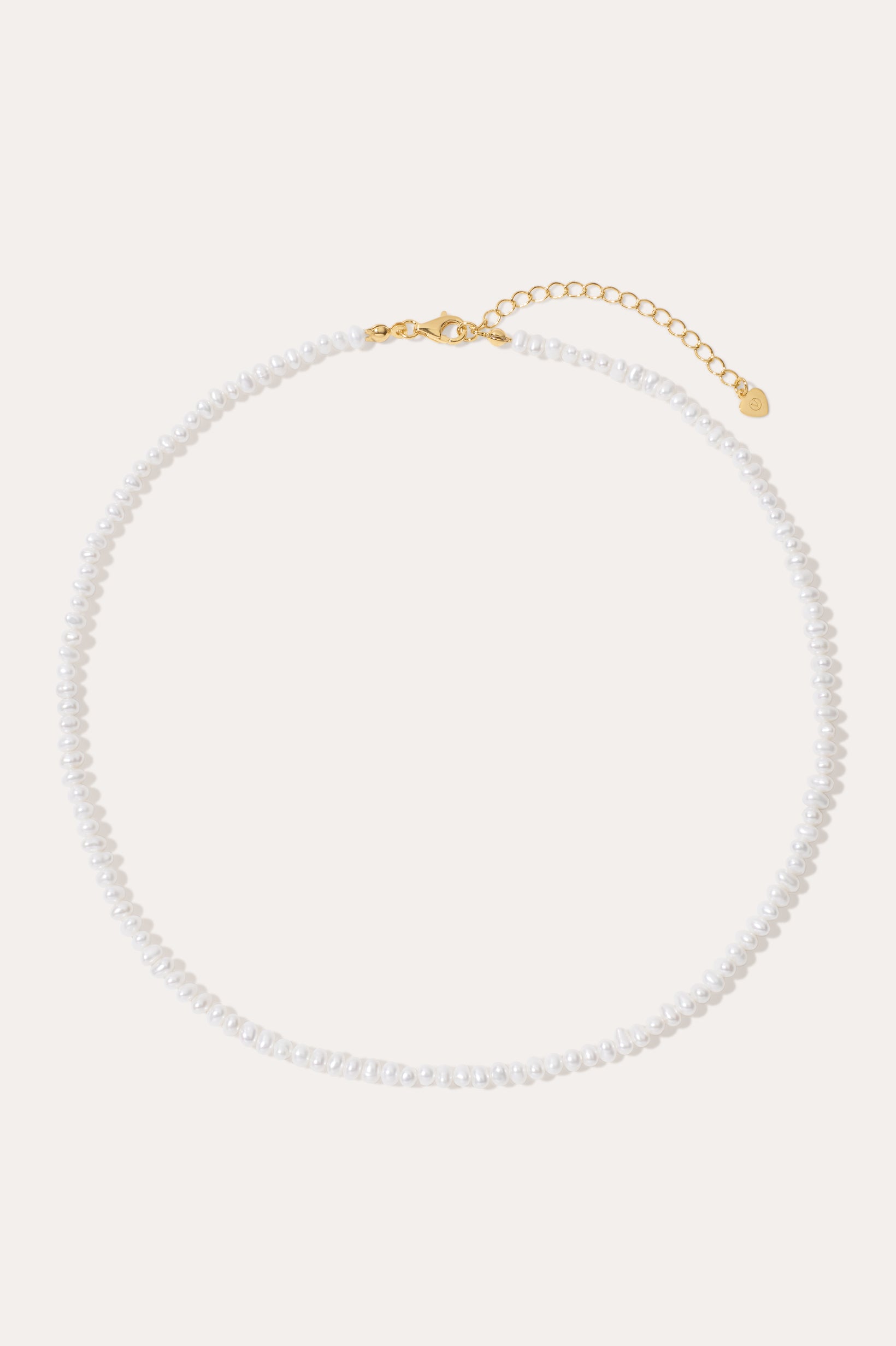 gold and pearl necklace​