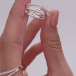 Silver stacking ring